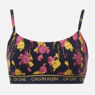 Эластичный бралетт Calvin Klein топ с принтом 1159800834 (Синий, XS)