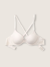 Жіночий мереживний комплект Victoria's Secret Pink ліф та трусики 1159802248 (Білий, 38DD) 1159802248 (Білий, 38DD) 1159802248 (