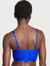 Корсет Push-Up Victoria's Secret с кружевом 1159803555 (Синий, 34A)