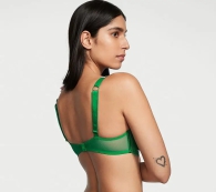 Бюстгальтер Push-Up з мереживом та стразами Victoria's Secret 1159809993 (Зелений, 30B)