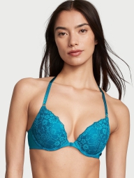 Кружевной бюстгальтер Push-Up Victoria's Secret 1159805441 (Синий, 32C)