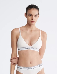 Бюстгальтер триангл Calvin Klein с логотипом 1159808949 (Белый, L)