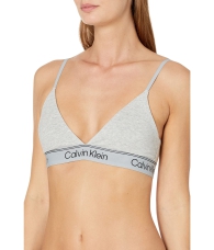 Бюстгальтер триангл Calvin Klein с логотипом 1159809218 (Серый, L)