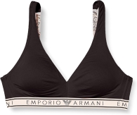 Женский бралетт Emporio Armani с логотипом 1159810943 (Черный, XL)