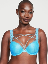 Кружевной бюстгальтер с Push-Up Victoria's Secret 1159811121 (Голубой, 32B)