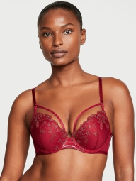 Мереживний бюстгальтер push-up Victoria's Secret 1159811329 (червоний, 34C)