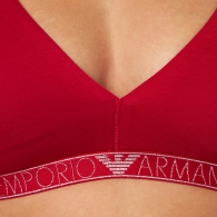 Женский бралетт Emporio Armani с логотипом 1159812952 (Красный, M)