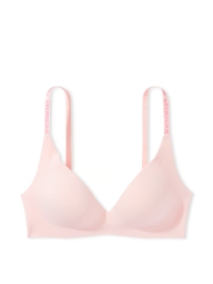 Гладкий бесшовный бюстгальтер Victoria's Secret Push-Up бралетт 1159813865 (Розовый, M)