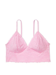 Кружевной бралетт Victoria's Secret Pink 1159814453 (Розовый, M)