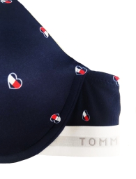 Бюстгальтер с пуш-ап Tommy Hilfiger 1159814647 (Синий 36C)