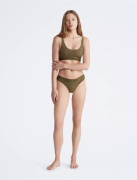 Кружевной бралетт Calvin Klein Intrinsic Unlined с логотипом 1159815963 (Зеленый XS)