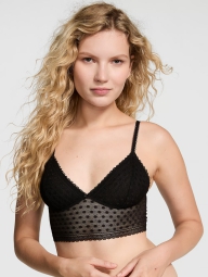 Нежный бралетт Victoria's Secret Pink 1159817030 (Черный S)