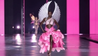 Кружевной бюстгальтер Victoria's Secret на одно плечо 1159817843 (Розовый M)