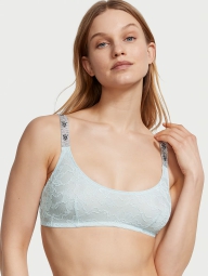 Кружевной бралетт Victoria's Secret со стразами 1159819492 (Голубой XL)