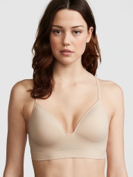 Бюстгальтер Victoria's Secret Pink з логотипом 1159820630 (Бежевий S-DD)