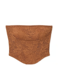 Кружевной корсетный топ Victoria's Secret Pink 1159822988 (Коричневый XL)