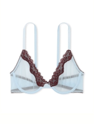 Шикарный кружевной бюстгальтер Victoria's Secret 1159824716 (Голубой 32B)