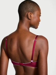 Шикарный сетчатый бюстгальтер Victoria's Secret 1159824763 (Бордовый 32B)