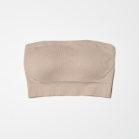 Безшовні бюстгальтери UNIQLO топ з чашками 1159825227 (Бежевий S)