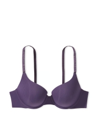 Бюстгальтер Push-up Victoria's Secret в рубчик 1159827749 (Фиолетовый 32A)