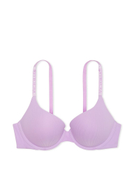 Бюстгальтер Push-Up Victoria's Secret в рубчик 1159830805 (Сиреневый 36C)