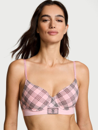 Бюстгальтер Victoria's Secret с принтом 1159830841 (Розовый 32B)