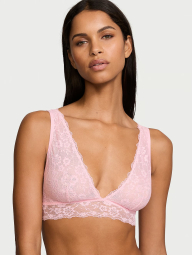 Кружевной бралетт Victoria's Secret 1159831107 (Розовый M)