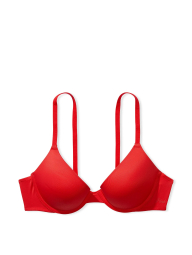 Бюстгальтер з пуш-ап Victoria's Secret Pink 1159831752 (Червоний 34B)