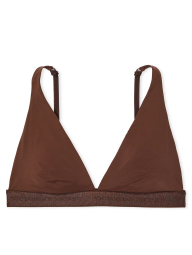 Бюстгальтер Victoria's Secret бралетт с логотипом 1159839304 (Коричневый XL)