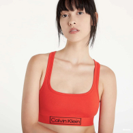 Эластичный бралетт Calvin Klein с логотипом 1159831712 (Красный XS)