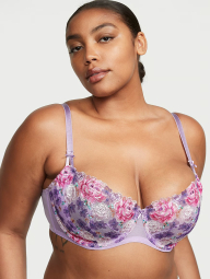 Шикарный бюстгальтер Victoria's Secret с кружевом 1159831828 (Сиреневый 36G)