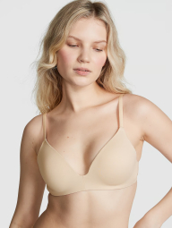 Бюстгальтер Push-Up Victoria's Secret Pink 1159832035 (Бежевый 34B)