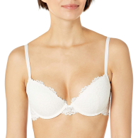 Женский кружевной бюстгальтер Emporio Armani 1159832149 (Молочный 38C)