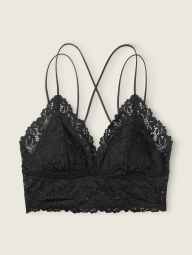 Кружевной бралетт Victoria's Secret Pink 1159832227 (Черный S)