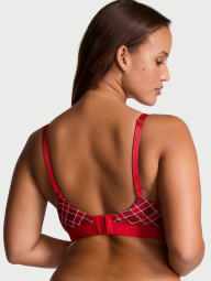 Бюстгальтер Victoria's Secret с логотипом из страз 1159832580 (Красный 32B)