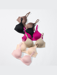 Бесшовный бюстгальтер UNIQLO 1159833076 (Розовый 38-40BC)