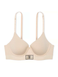Бюстгальтер Victoria's Secret с логотипом из страз 1159834059 (Бежевый 34B)