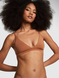 Эластичный бралетт триангл Victoria's Secret Pink 1159834426 (Коричневый XS)