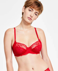 Кружевной бюстгальтер Ralph Lauren 1159834654 (Красный 36C)