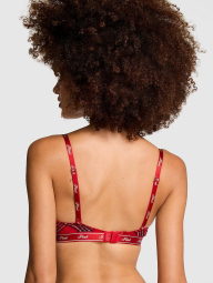Бюстгальтер Push-Up от Victoria's Secret Pink с принтом 1159834904 (Красный 34C)