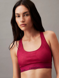 Кружевной бюстгальтер-топ Calvin Klein с логотипом 1159835884 (Розовый S)
