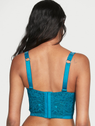Корсет Push-Up Victoria's Secret с кружевом 1159836715 (Синий 38DD)