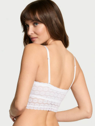 Кружевной бюстгальтер Victoria's Secret бралетт бандо 1159836789 (Белый M)