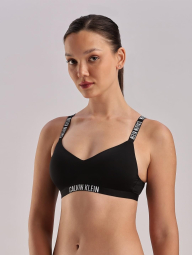 Бралетт Calvin Klein гладкий лиф с логотипом 1159837771 (Черный S)