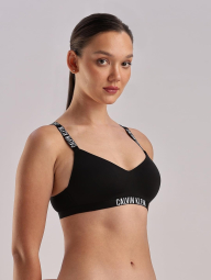 Бралетт Calvin Klein гладкий лиф с логотипом 1159837771 (Черный S)