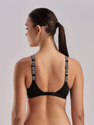 Бралетт Calvin Klein гладкий лиф с логотипом 1159837771 (Черный S)