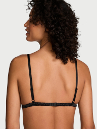 Сетчатый бралетт триангл Victoria's Secret со стразами 1159838000 (Черный S)