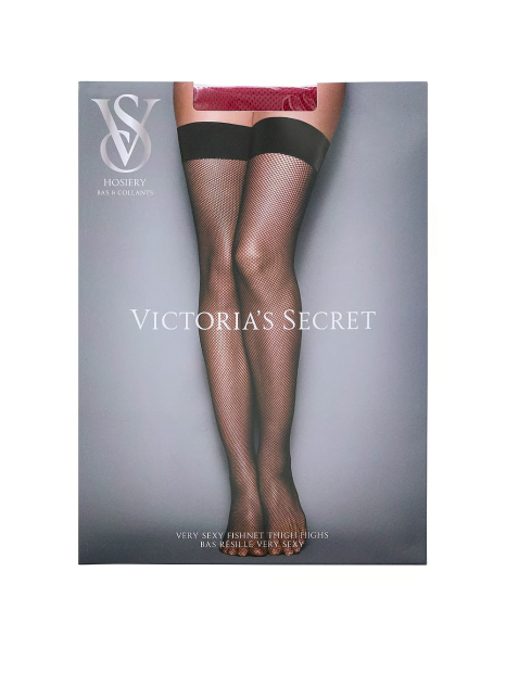 Сетчатые чулки Victoria's Secret 1159833368 (Бордовый L)