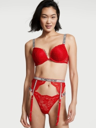 Яркий пояс для чулок Victoria's Secret 1159820588 (Красный XS/S)