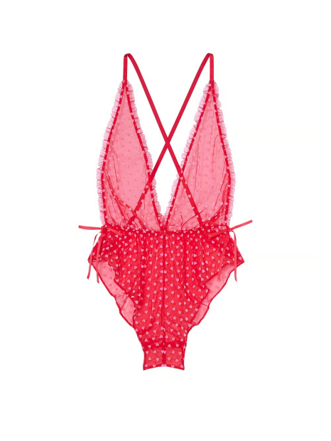 Женское боди Victoria's Secret комбидресс 1159833418 (Красный M)